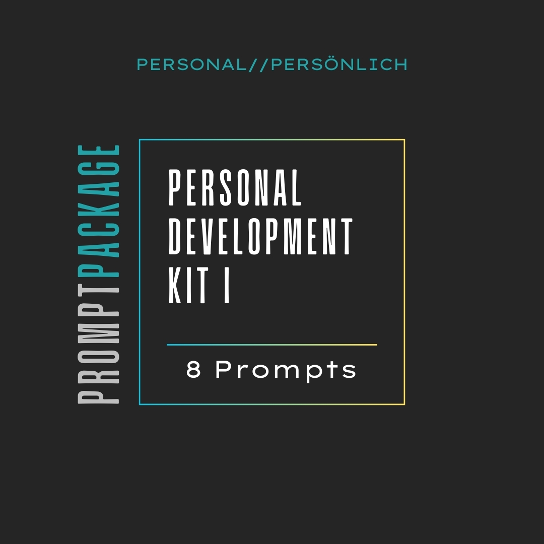 PromptPackage - Personal Development Kit I
